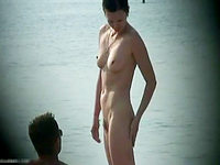 When these naked people are getting suntanned on their nudism beach they dont feel ashamed of anything!