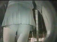 Its enough just to low my camera down a little bit to admire these black and white short skirt upskirt scenes!